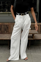 Versatile High Waist Wide Leg Pants