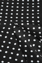 Contrast Polka Dot Fishtail Skirt