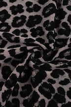 Sheer Vintage Leopard Crop Top