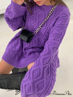 Cable Knit Leg Trendy Warmers With Flare