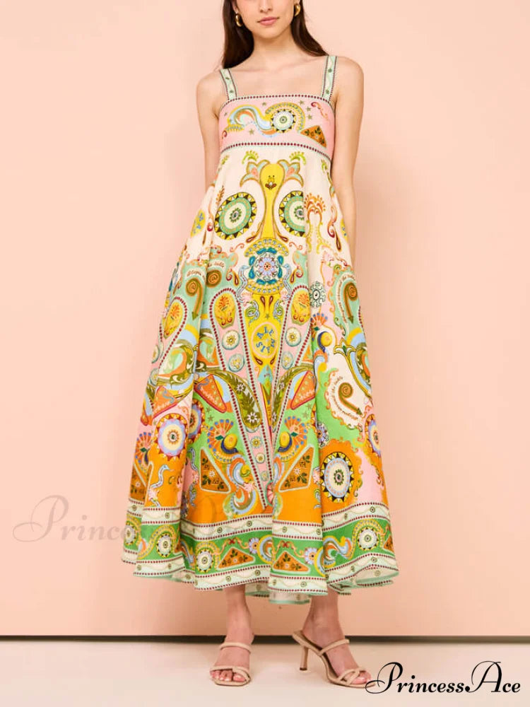 Camisole Unique Holiday Charming Print Madi Dress