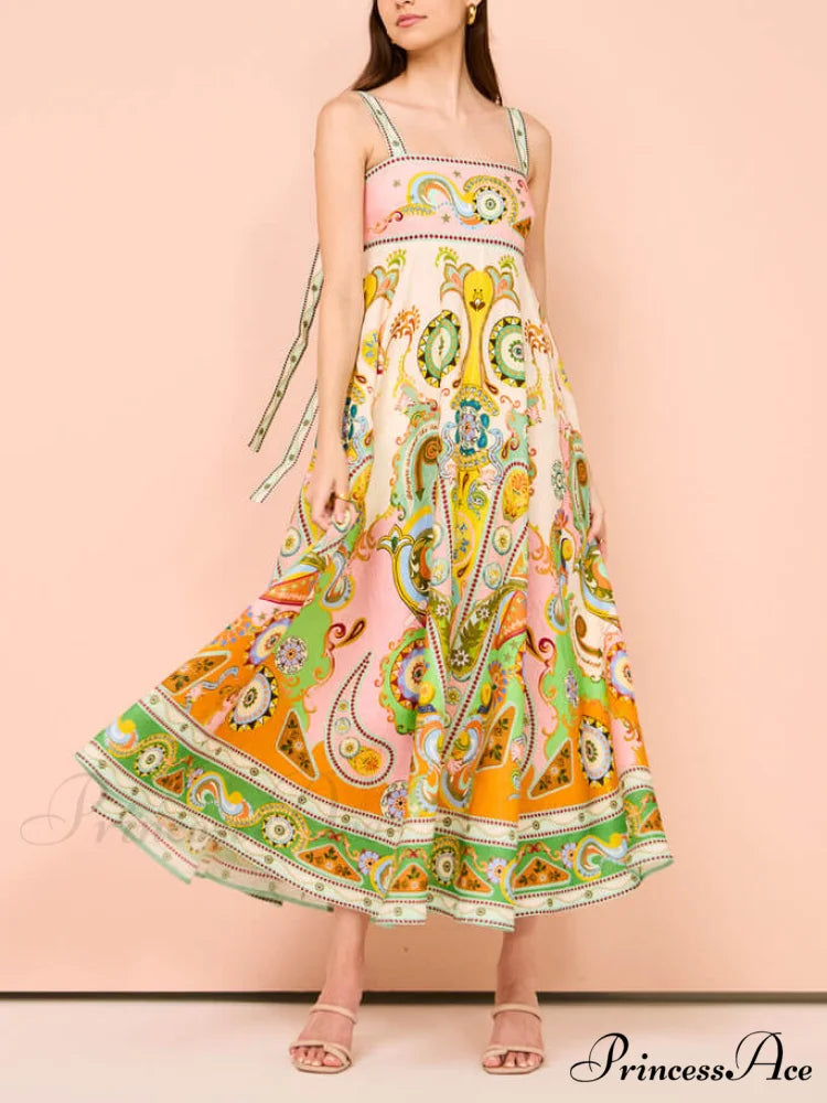 Camisole Unique Holiday Charming Print Madi Dress