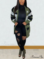 Camouflage Print Graceful Seamless Active Pants