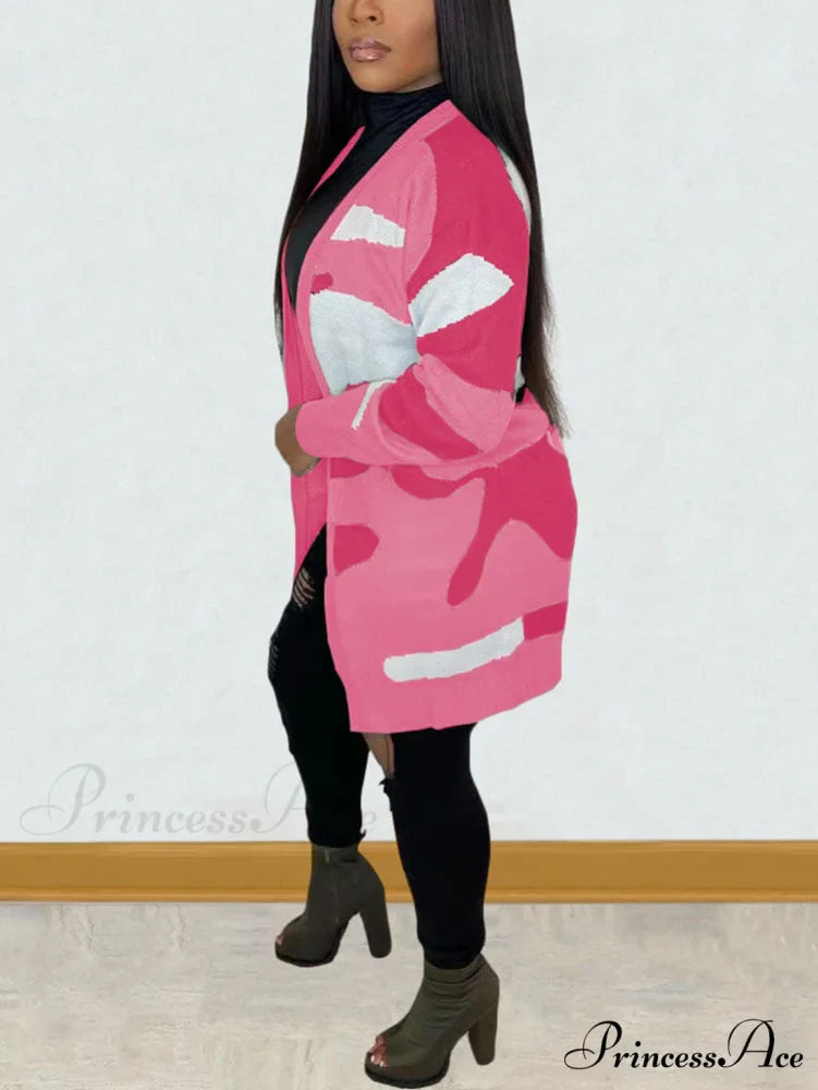 Camouflage Print Graceful Seamless Active Pants