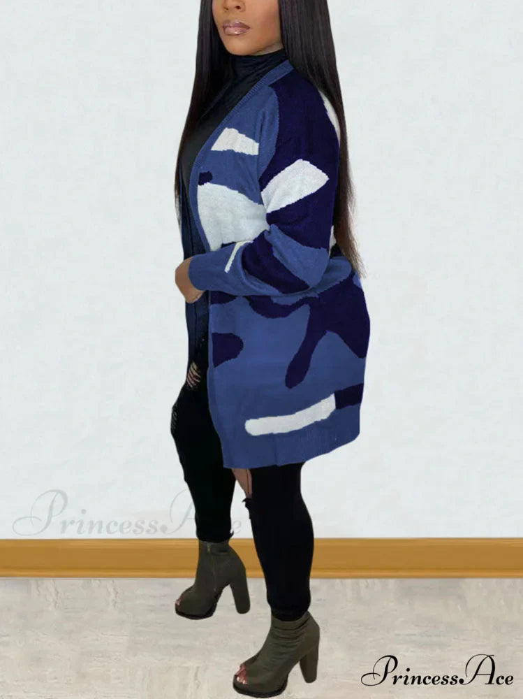 Camouflage Print Graceful Seamless Active Pants