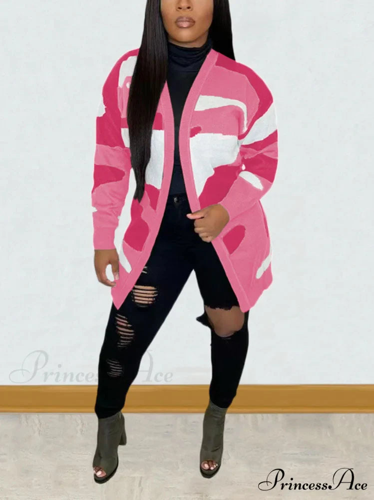 Camouflage Print Graceful Seamless Active Pants