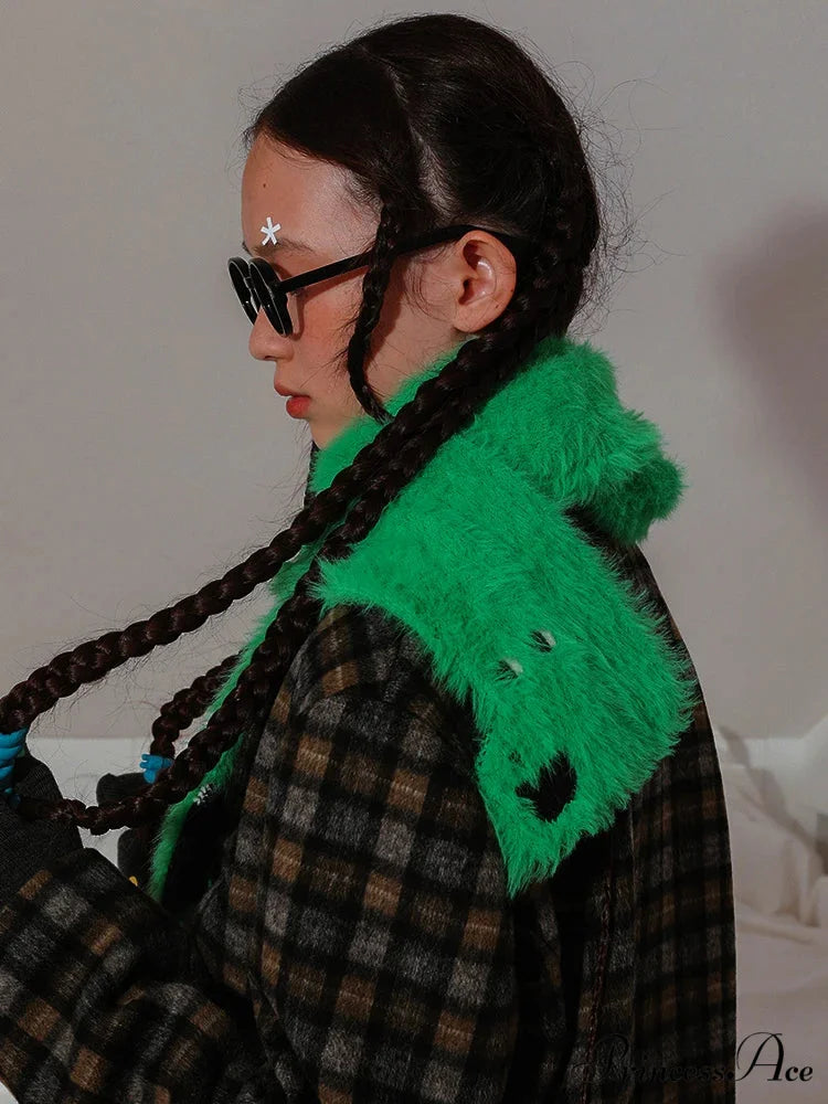 Canine Jacquard Knitted Winter Scarf