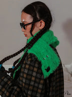 Canine Jacquard Knitted Winter Scarf