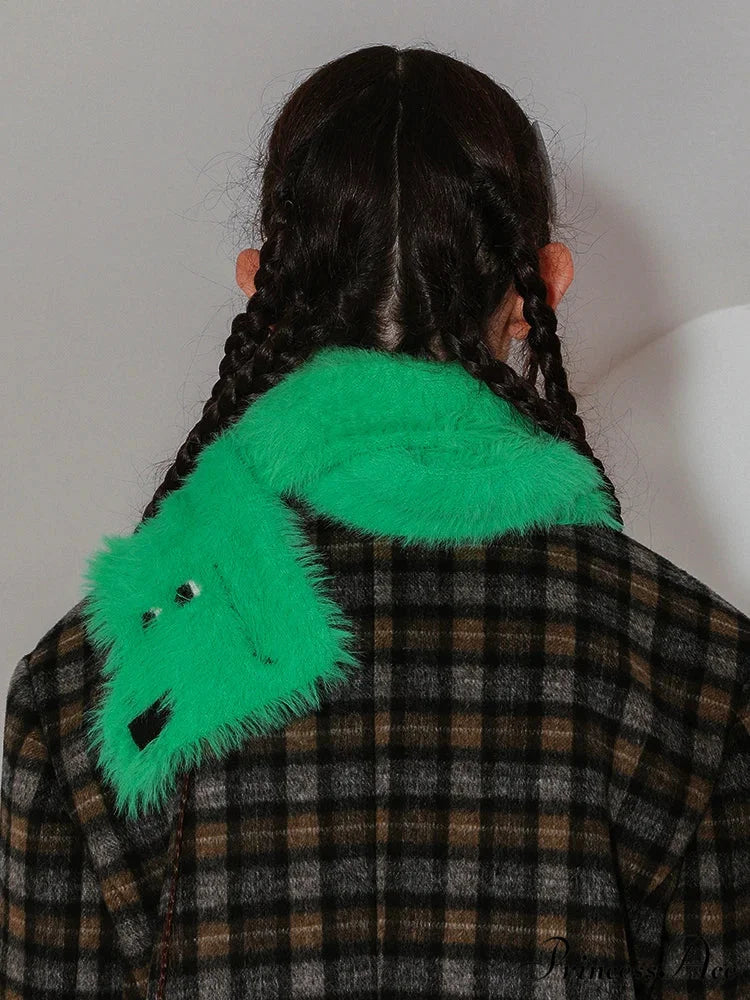 Canine Jacquard Knitted Winter Scarf