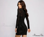 Capture The Spotlight Charming Heat Stone Mini Dress