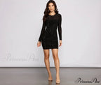 Capture The Spotlight Charming Heat Stone Mini Dress