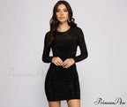 Capture The Spotlight Charming Heat Stone Mini Dress
