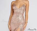 Cara Formal Sequin Charming And Pearl Dress