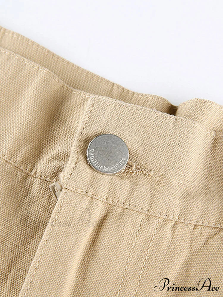 Cargo Camouflage Graceful Patchwork Jeans