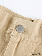 Cargo Camouflage Graceful Patchwork Jeans