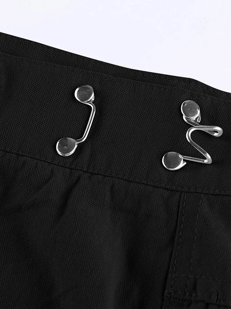 Cargo Camouflage Graceful Patchwork Jeans