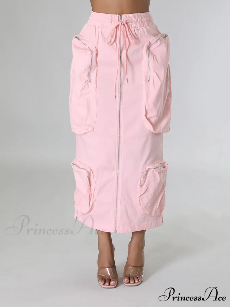 Cargo Pocket Graceful Micro Mini Skirt