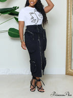 Cargo Pocket Graceful Micro Mini Skirt