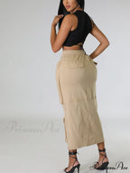 Cargo Pocket Graceful Micro Mini Skirt