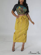 Cargo Pocket Graceful Micro Mini Skirt