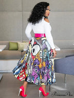 Cargo Pocket Graceful Zipper Skirt