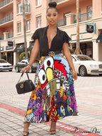 Cargo Pocket Graceful Zipper Skirt