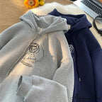 Cartoon Idea Print Rap Hoodie