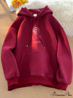 Cartoon Idea Print Rap Hoodie