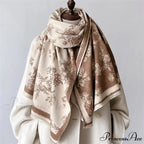 Cashmere Tartan Plaid Wool Scarf