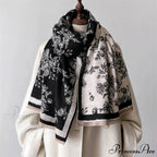 Cashmere Tartan Plaid Wool Scarf