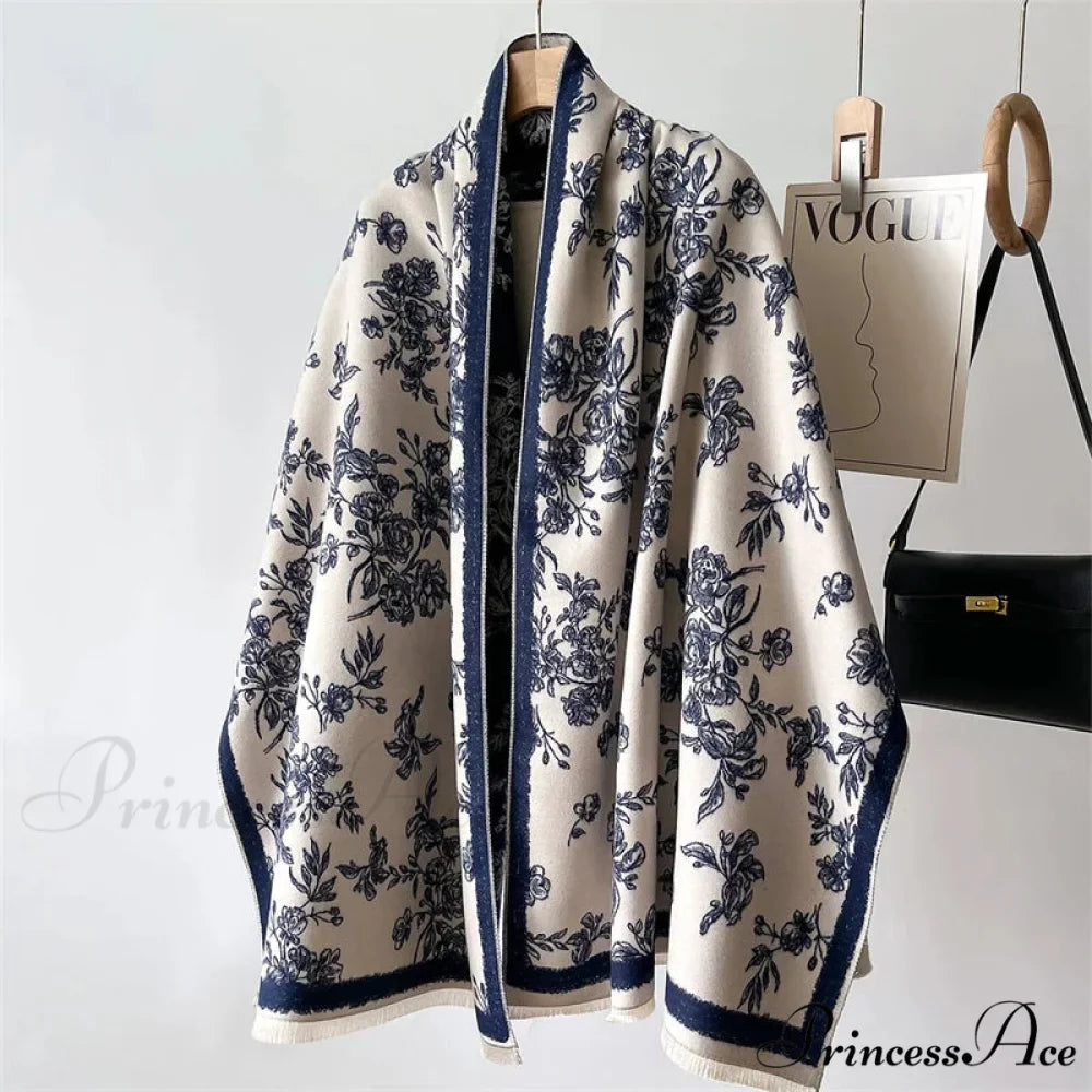 Cashmere Tartan Plaid Wool Scarf