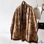 Cashmere Tartan Plaid Wool Scarf