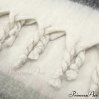 Cashmere Thick Warm Blanket Colorful Plaid with Long Tassels Soft Wrap Scarf