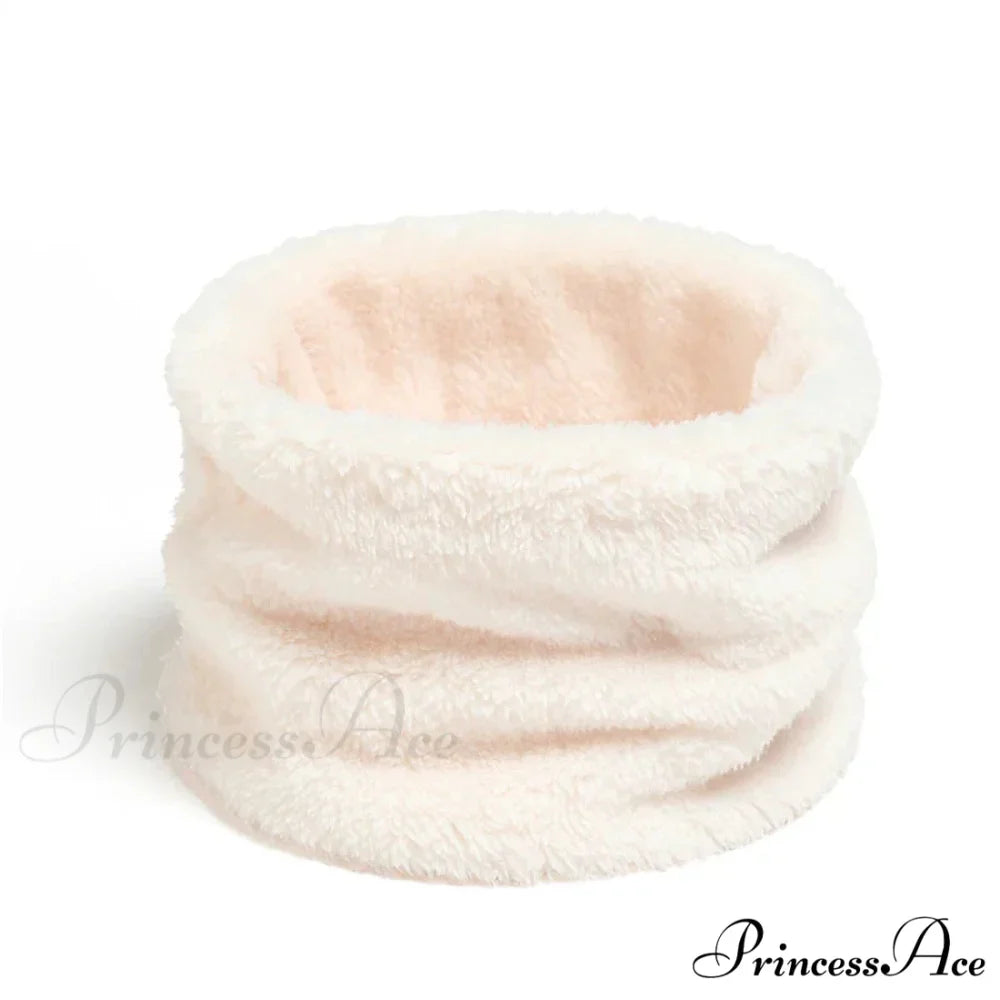 Cashmere Warm Color Ring Plush Thick Outdoor Sports Neckerchief Muffler Scarf