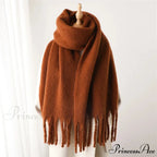 Cashmere Winter Pashmina Blanket Wrap - Thick and Soft Scarf