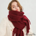 Cashmere Winter Pashmina Blanket Wrap - Thick and Soft Scarf