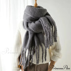 Cashmere Winter Pashmina Blanket Wrap - Thick and Soft Scarf