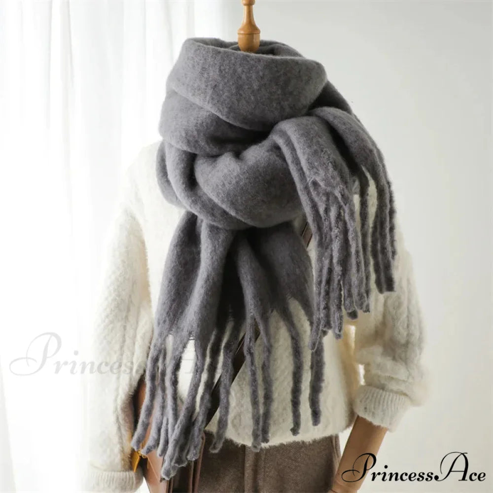 Cashmere Winter Pashmina Blanket Wrap - Thick and Soft Scarf