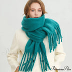 Cashmere Winter Pashmina Blanket Wrap - Thick and Soft Scarf