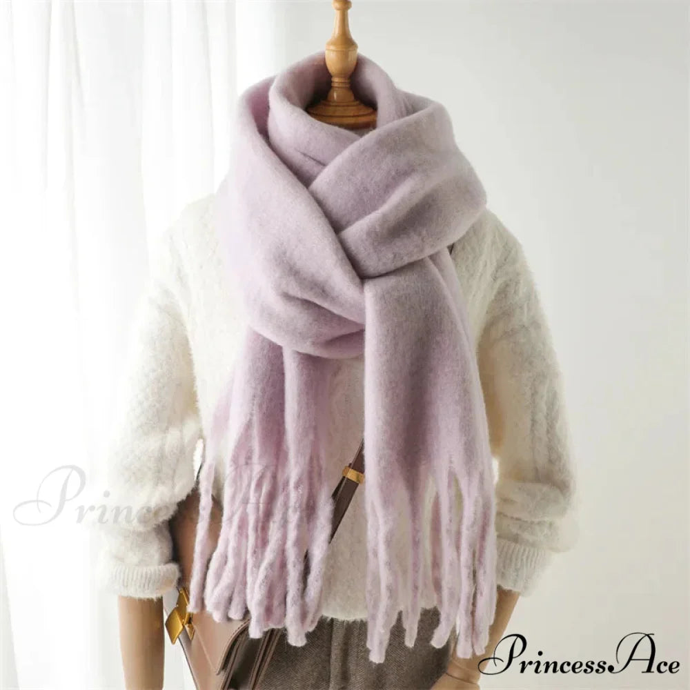 Cashmere Winter Pashmina Blanket Wrap - Thick and Soft Scarf