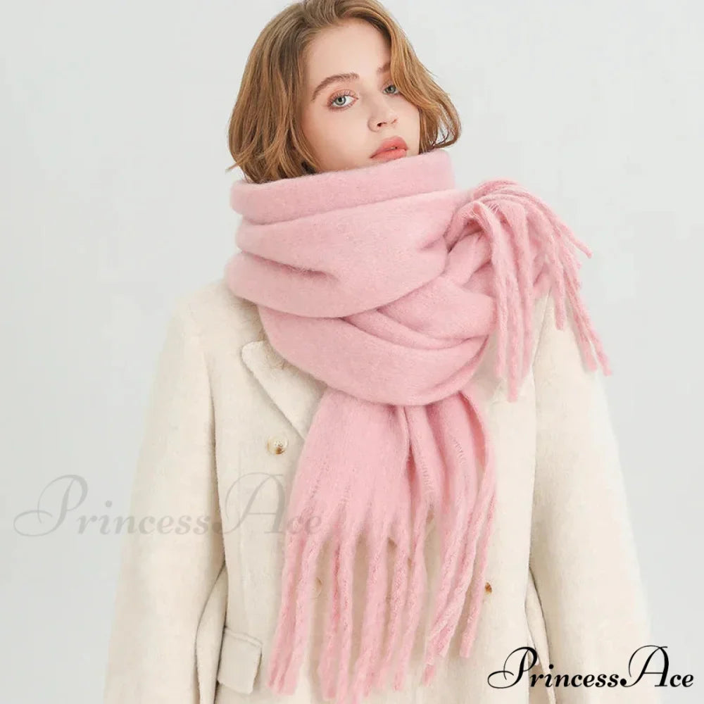 Cashmere Winter Pashmina Blanket Wrap - Thick and Soft Scarf