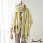Cashmere Winter Pashmina Blanket Wrap - Thick and Soft Scarf