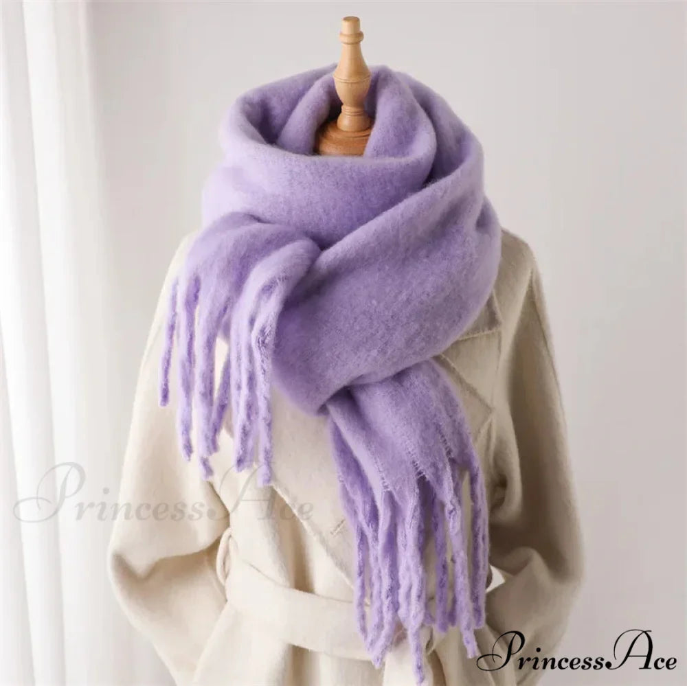 Cashmere Winter Pashmina Blanket Wrap - Thick and Soft Scarf