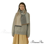 Cashmere Winter Scarf for Women - Designer Knit Warmth