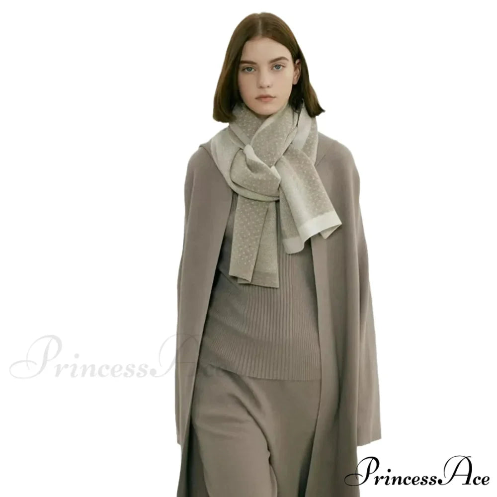 Cashmere Winter Scarf for Women - Designer Knit Warmth