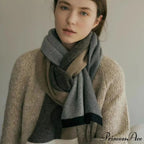 Cashmere Winter Scarf for Women - Designer Knit Warmth