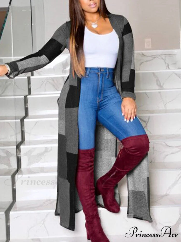 Casual Chains Graceful Irregular Denim Jacket