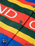 Casual Color Graceful Block Denim Coat