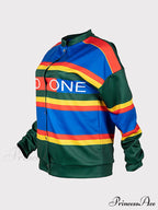 Casual Color Graceful Block Denim Coat