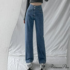 Casual Fashion Straight Leg Jeans